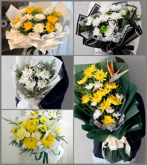 福建宁德屏南县黛溪镇忠洋村白事花束代送